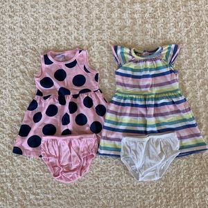 Carter’s bundle of 2 baby dresses